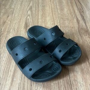 Crocs - black slides classic 2 strap